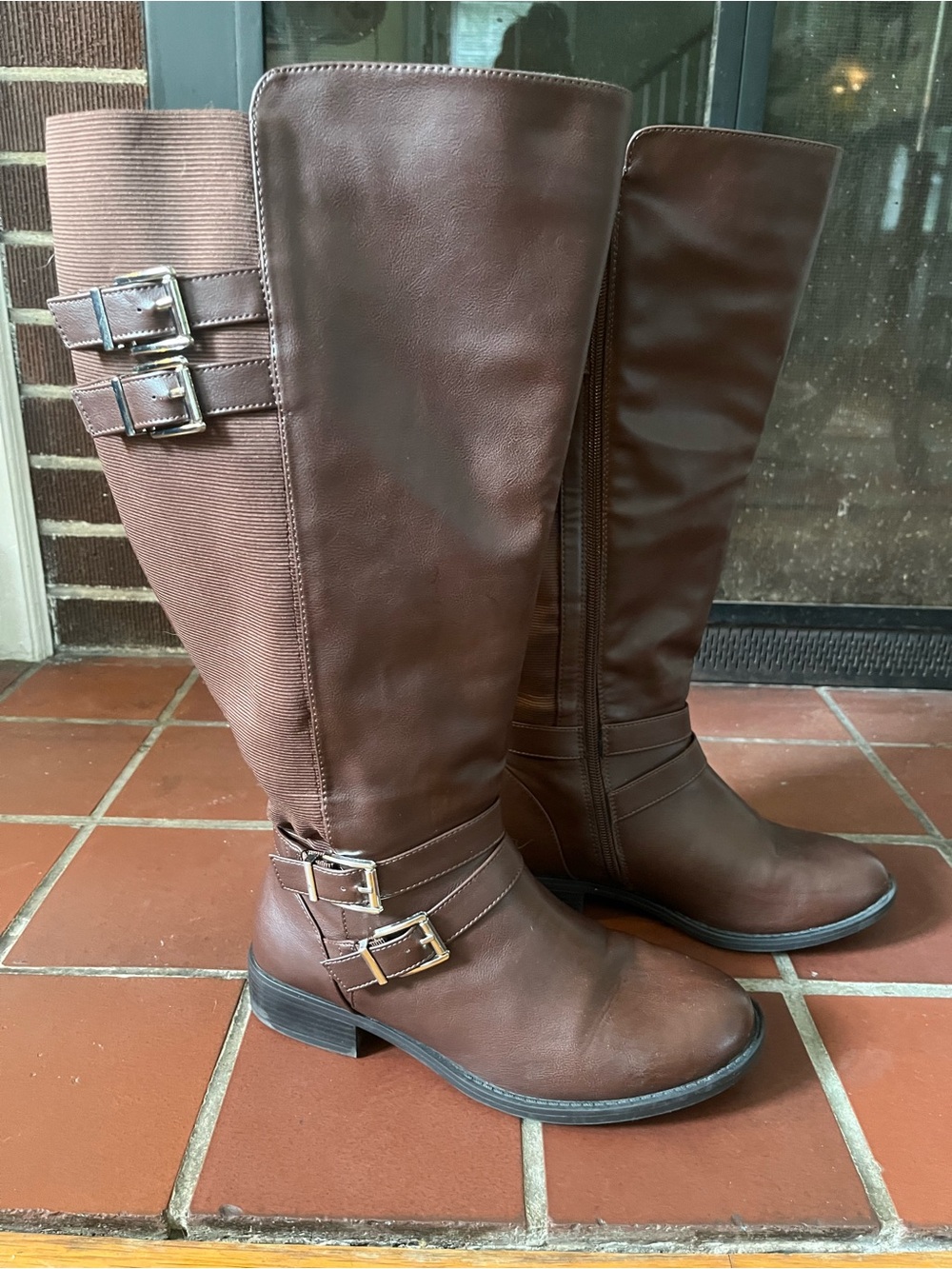 Torrid Chestnut Brown Knee Boots - Extra Wide Calf - 9.5 WW